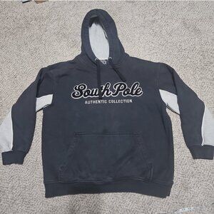 Vintage Y2K Southpole Authentic Collection Mens Large Heavy Hoodie Sweatshirt